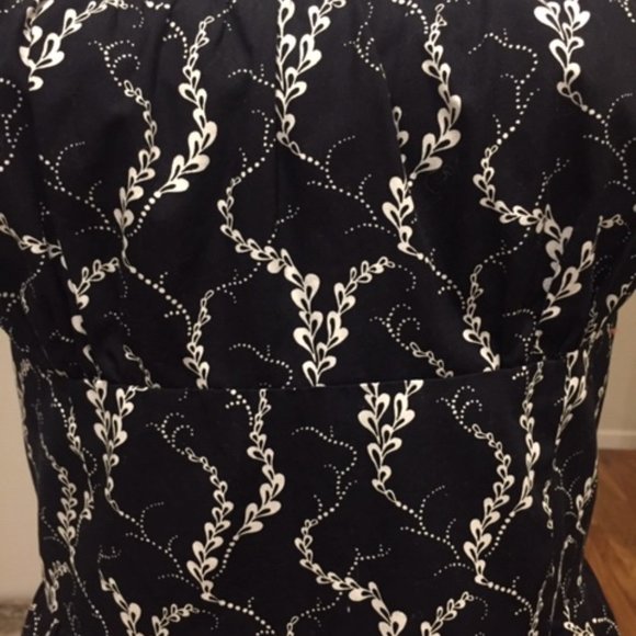 Ann Taylor cotton  print sundress fully  lined - Picture 2 of 8